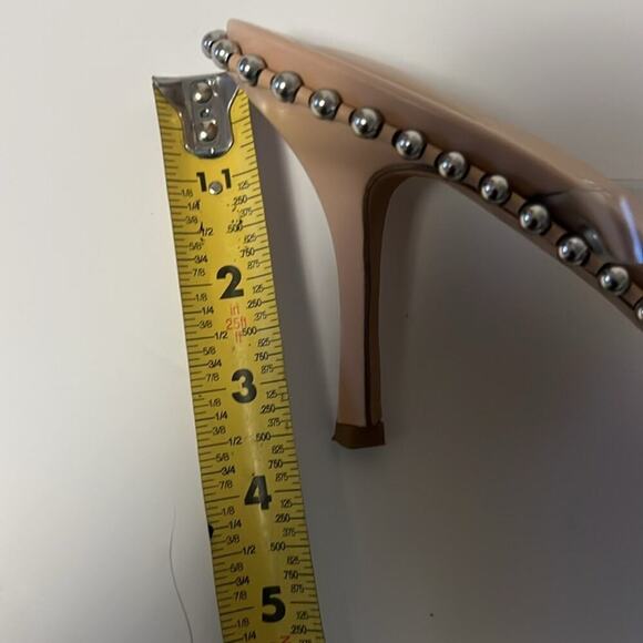 ALEXANDER WANG NOVA 85MM STRAPPY PVC MID HEEL SLIDE SANDALS SIZE‎ 41 - Picture 7 of 9